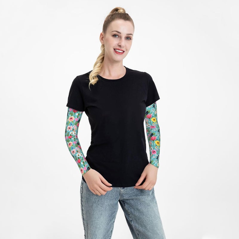 oyebn Arm Sleeves Outdoor Garden Sports Cooling Sun Sleeve for Women Men Farm - Image 5